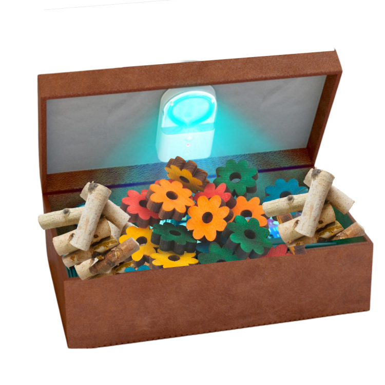 uvFreshr Mini – lampa pro dezinfekci UVC pro použití u papoušků a jiných domácích zvířat od ParrotPlanet.cz