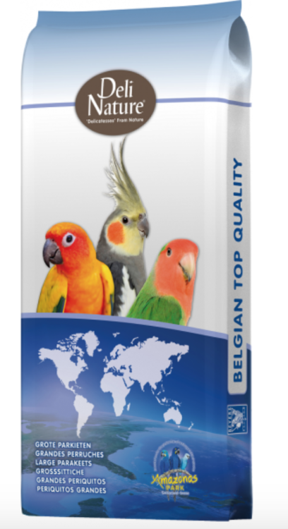 Deli Nature 59 – standardní směs pro střední papoušky, 30 % slunečnice, 15 kg od ParrotPlanet.cz