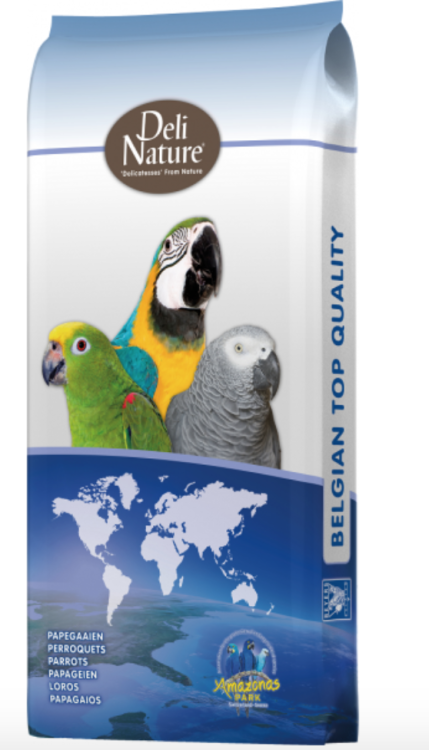 Deli Nature 60 – směs s vysokým obsahem ořechů pro velké papoušky 15 kg od ParrotPlanet.cz
