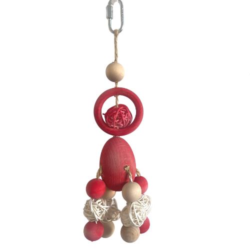 Papouščí vejce | Dřevěná, nápaditá hračka pro všechny papoušky od ParrotPlanet.cz