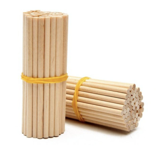 PŘÍRODNÍ Tyčinky pro papoušky KRUHOVÉ do tlapky nebo náhradní díly DIY 50 kusů od ParrotPlanet.cz