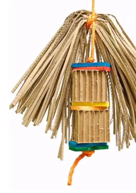 Dancing Tower – velká destrukční hračka pro střední a velké papoušky, 48 × 25 cm od ParrotPlanet.cz