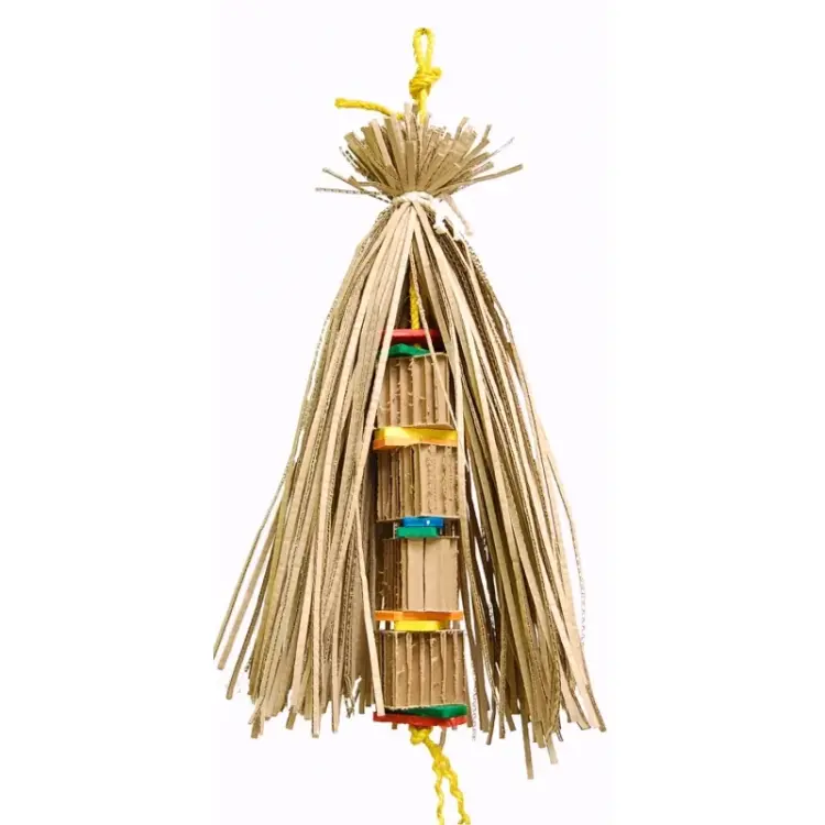 Dancing Tower XL – velká interaktivní hračka ke šplhání a ničení pro velké papoušky, 85 × 30 cm ParrotPlanet.cz