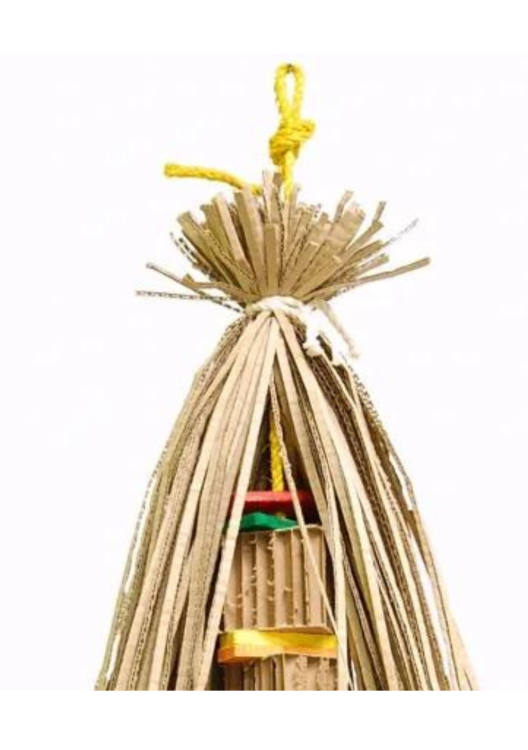 Dancing Tower XL – velká interaktivní hračka ke šplhání a ničení pro velké papoušky, 85 × 30 cm ParrotPlanet.cz