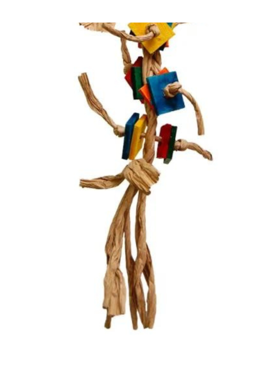 Barevný cop - hračka pro velké papoušky od ParrotPlanet.cz