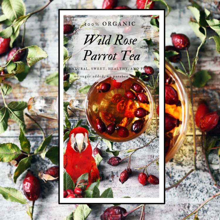 Wild Rose Parrot Tea – organický čaj pro papoušky, 100 g od ParrotPlanet.cz