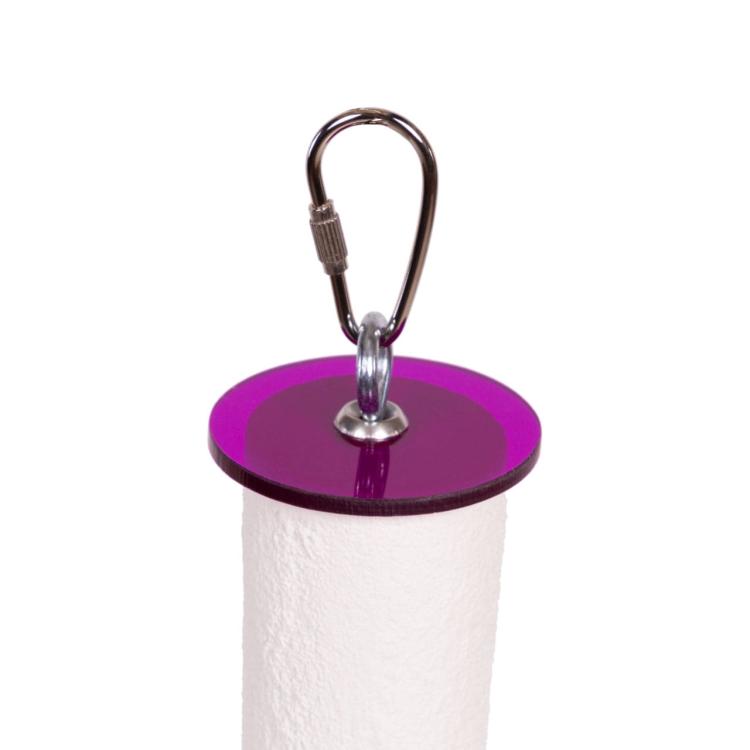 Závěsný pískovec se zvonkem L | Hračka zabraňující nadměrnému růstu zobáku | pro střední a velké papoušky od ParrotPlanet.cz