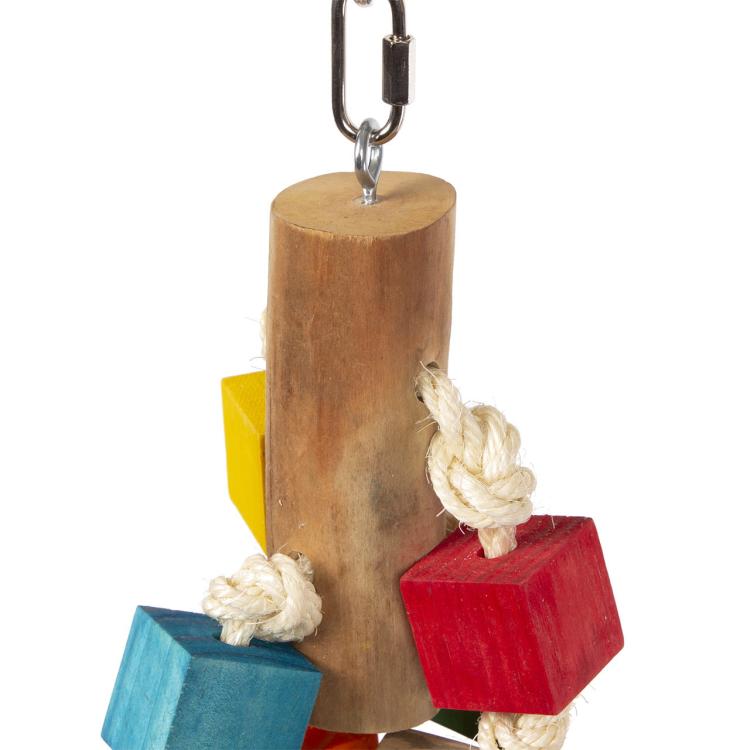 Dřevěný obr | hračka pro všechny papoušky od ParrotPlanet.cz