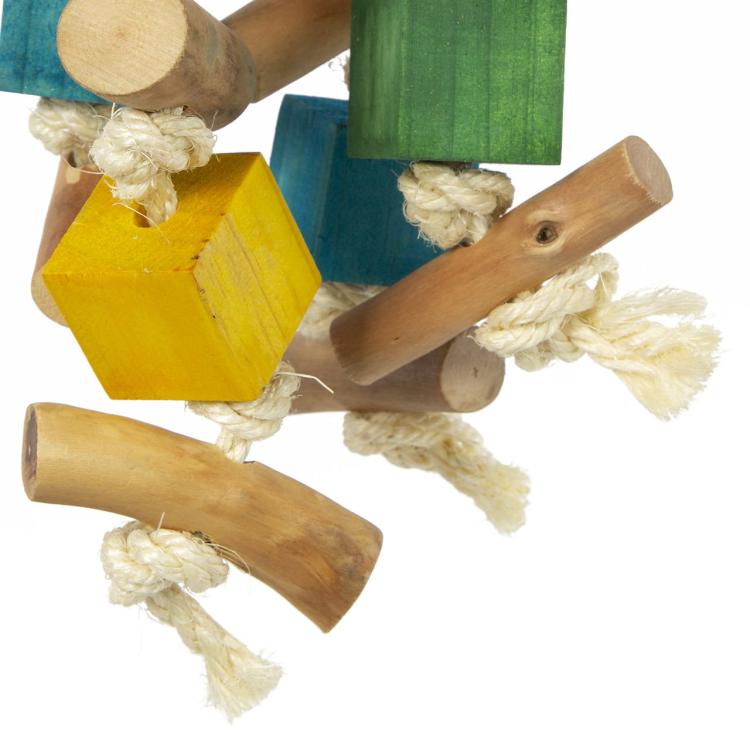 Dřevěný obr | hračka pro všechny papoušky od ParrotPlanet.cz