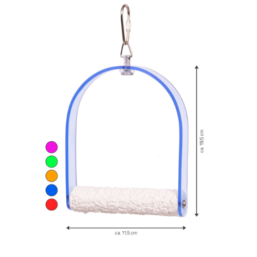 Houpací síť na péči o drápy a zobák pro malé papoušky velikosti S od ParrotPlanet.cz