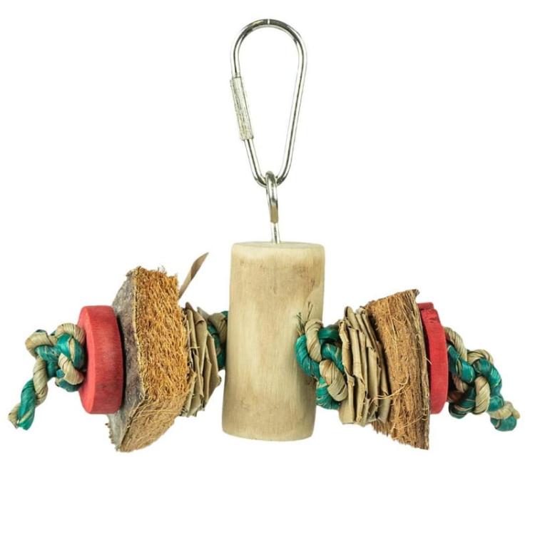 Dvojitá radost – hračka pro malé a střední papoušky od ParrotPlanet.cz