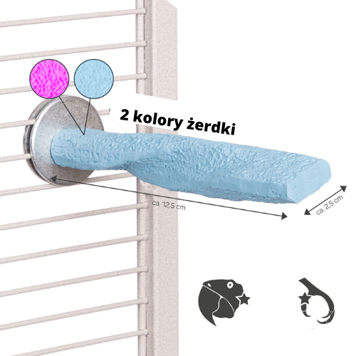 Tyč Twister na broušení drápů a zobáku – velikost S pro malé papoušky od ParrotPlanet.cz