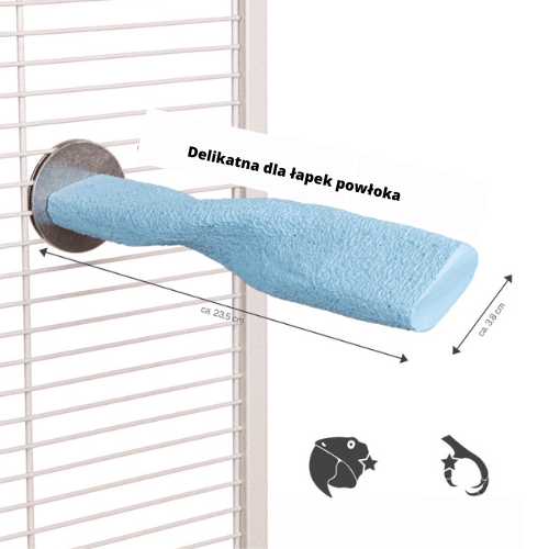 Tyč Twister pro broušení drápů a zobáku rom L – velké a střední papoušky od ParrotPlanet.cz