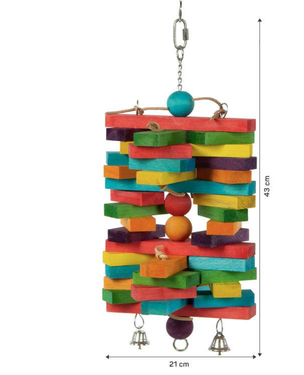 Šach Mat – velká hračka pro velké a střední papoušky od ParrotPlanet.cz