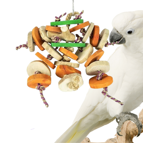 Veselý Sammy - hračka pro střední a velké papoušky od ParrotPlanet.cz