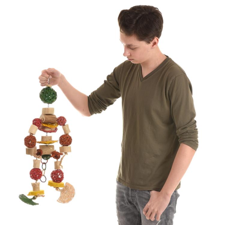 ZioMuś - 3D postavička ze stromu Java pro velké papoušky od ParrotPlanet.cz