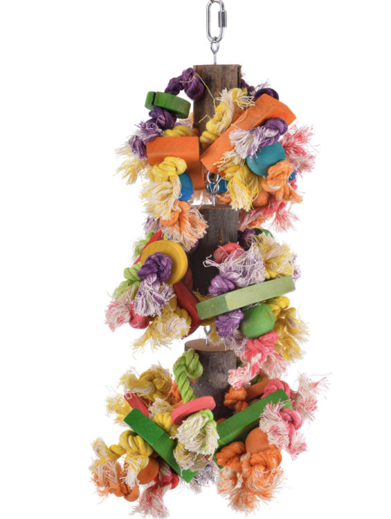 PAPOUŠEK XXL – velká hračka pro velké papoušky od ParrotPlanet.cz