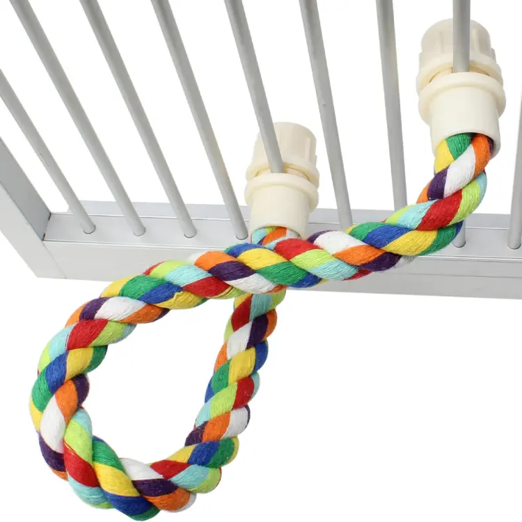 ZIG ZAG – Barevná bavlněná tyčinka velikost M – pro střední papoušky od ParrotPlanet.cz