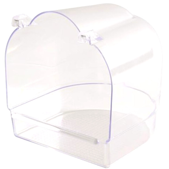 Akrylové bazénky VENDI velikost S – připevňují se ke kleci pro malé papoušky nebo jiné exotické ptáky od ParrotPlanet.cz