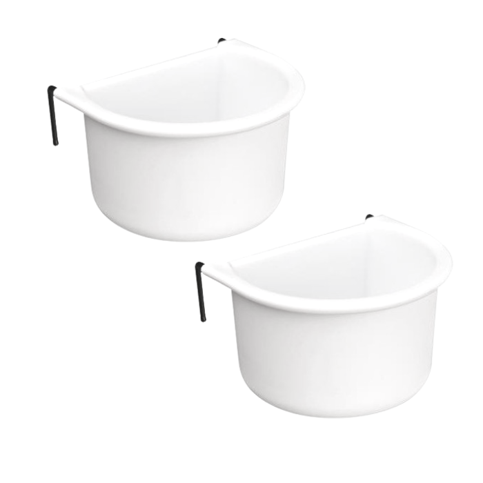 Sada 2 plastových misek pro papoušky 80 ml a 85 ml od ParrotPlanet.cz