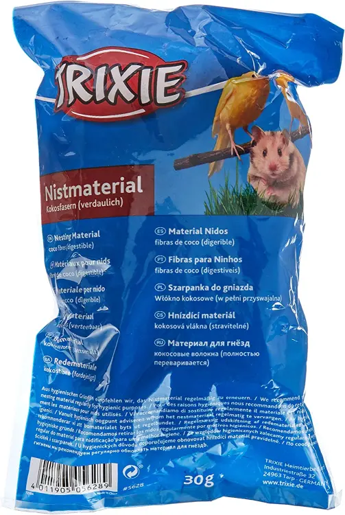 Hnízdní podestýlka – KOKOSOVÁ – ideální pro papoušky a jiné exotické ptáky 30 g od ParrotPlanet.cz