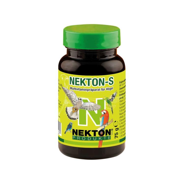 NEKTON- S multivitamínový přípravek pro všechny druhy papoušků 75 g od ParrotPlanet.cz