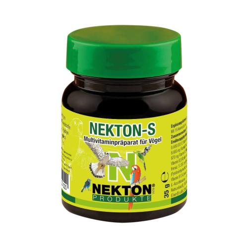 NEKTON- S multivitamínový přípravek pro všechny druhy papoušků 35 g od ParrotPlanet.cz