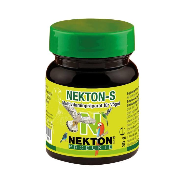 NEKTON- S multivitamínový přípravek pro všechny druhy papoušků 35 g od ParrotPlanet.cz