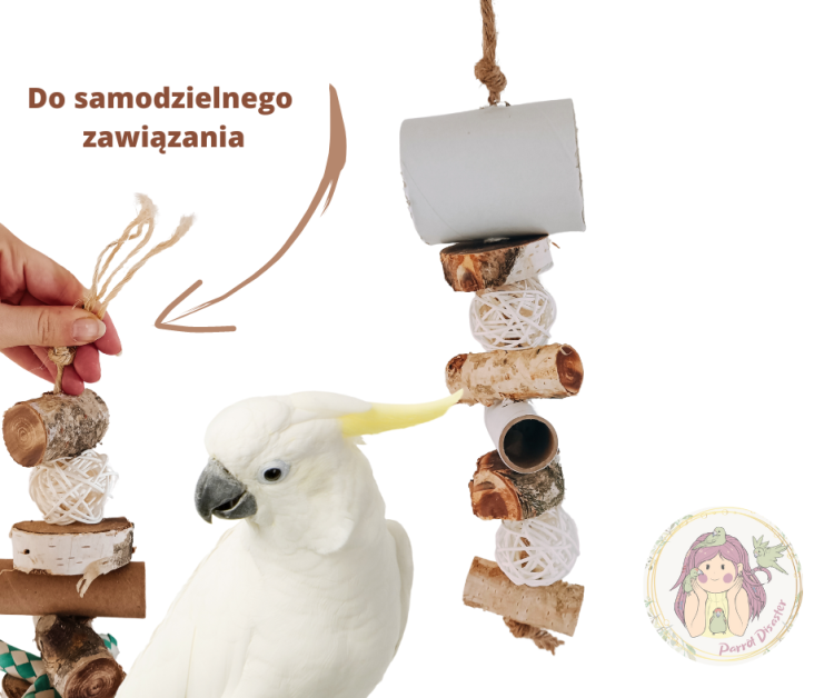 Tvrdá hračka – hračka pro střední a velké papoušky od PARROT DISASTER od ParrotPlanet.cz