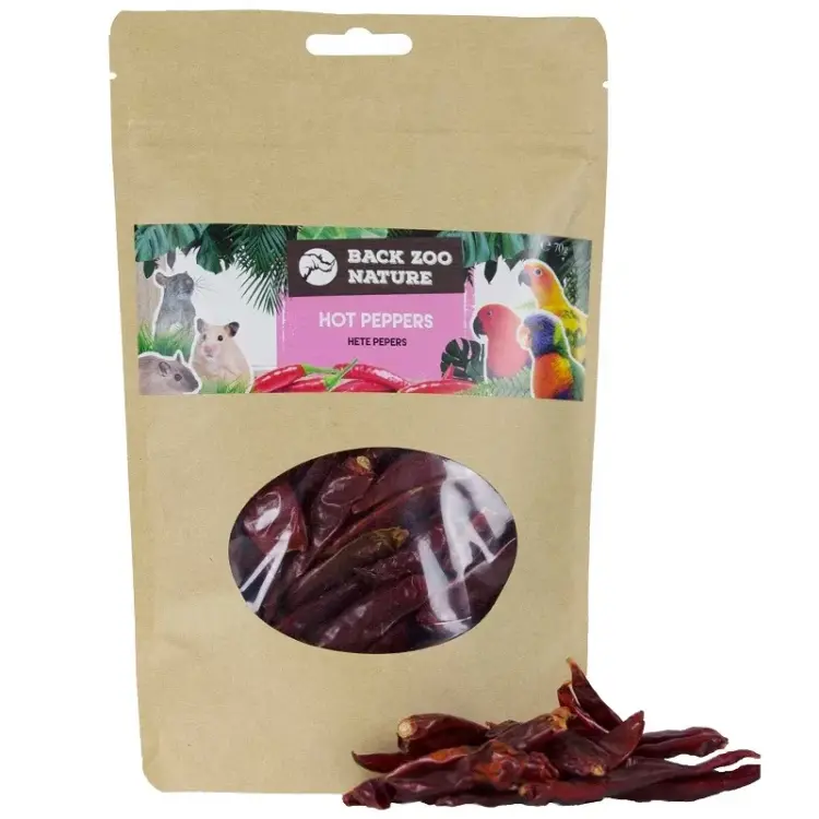 Back Zoo Nature - Pálivé papričky pro papoušky 70 g od ParrotPlanet.cz