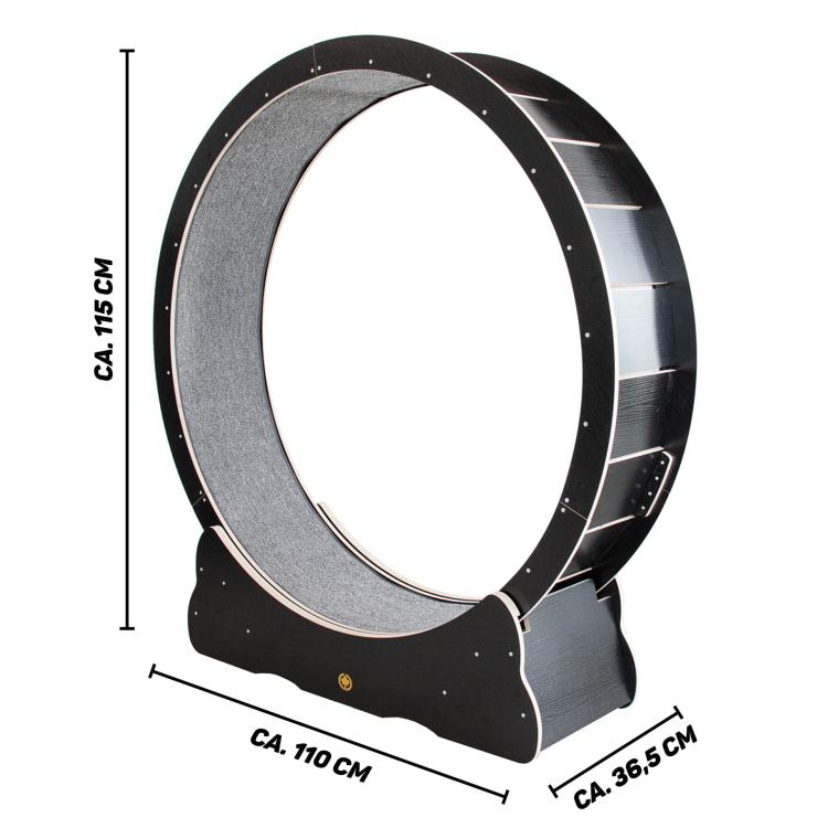 Běžecký pás pro KOČKY velikost L | Canadian Cat | BLACK EDITION | černý od ParrotPlanet.cz