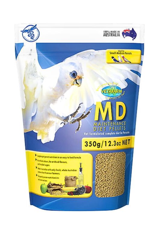 VETAFARM- Maintenance Diet - Celoroční granule pro VŠECHNY PAPOUŠKY 350 g od ParrotPlanet.cz