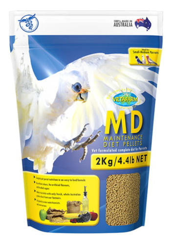 VETAFARM- Maintenance Diet - Celoroční granule pro VŠECHNY PAPOUŠKY 2 kg od ParrotPlanet.cz