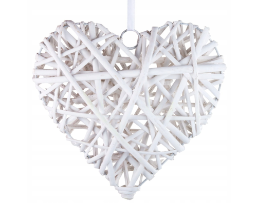 Proutěné SRDÍČKO – hračka do zobáčku pro papoušky nebo náhradní díl pro kutilství od ParrotPlanet.cz