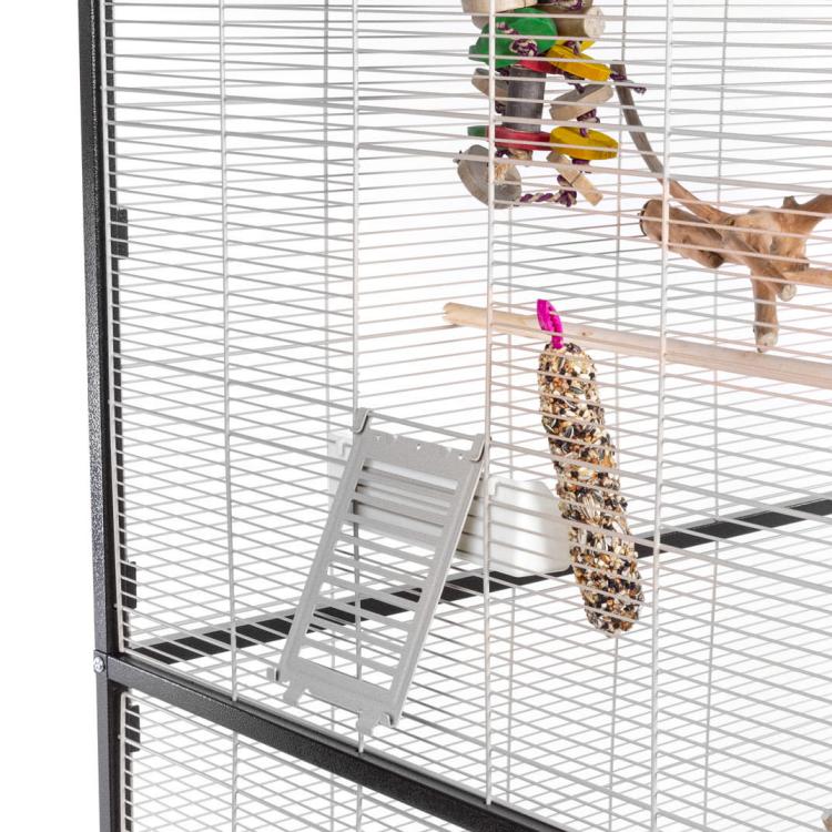 Klece pro papoušky Montana Villa Casa 120 tmavá/světláod ParrotPlanet.cz