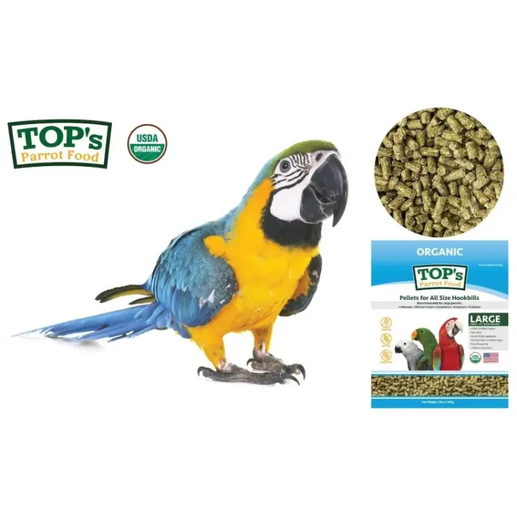 TOP's Parrot Pellets for All Size HookBills - Organické granule Top's pro všechny druhy papoušků 453 g od ParrotPlanet.cz