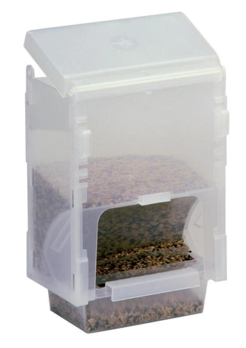 2GR | Automatický krmítko 1 kg | Miska | Krmítko pro papoušky | XXL| 1 kg krmiva od ParrotPlanet.cz