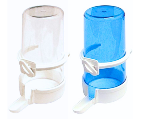 2GR | Napáječka LEO | Bílá Napáječka | Miska na vodu pro papoušky a jiné ptáky 200 ml od ParrotPlanet.cz