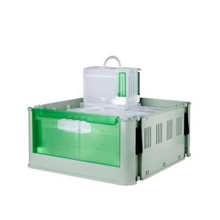 2GR | Přepravka SECONDINO s miskami | 2 páry dveří | Přepravka pro papoušky s miskami a bidýlkem od ParrotPlanet.cz