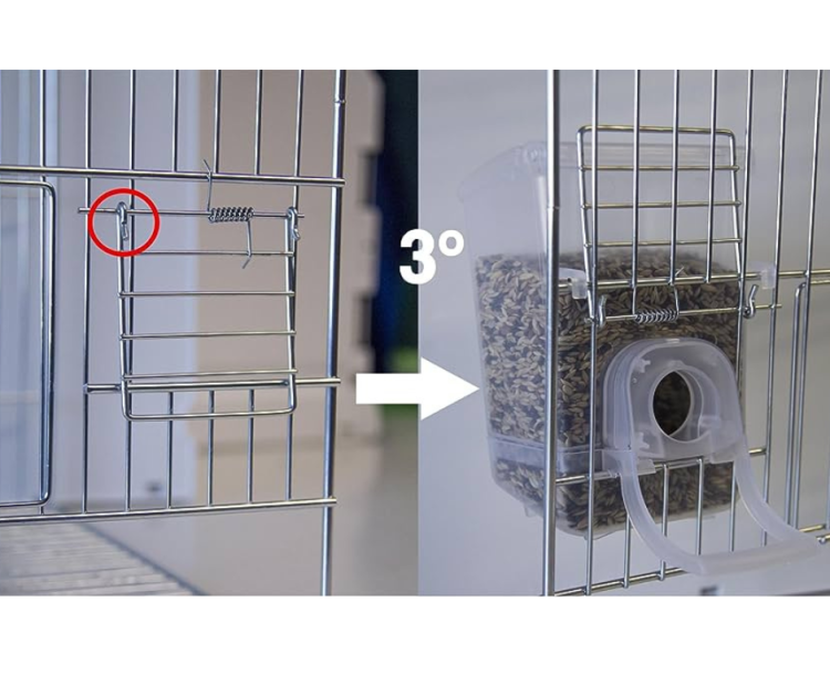 2GR | Automatický krmítko | Krmítko | Miska pro papoušky a jiné exotické ptáky 250 ml od ParrotPlanet.cz