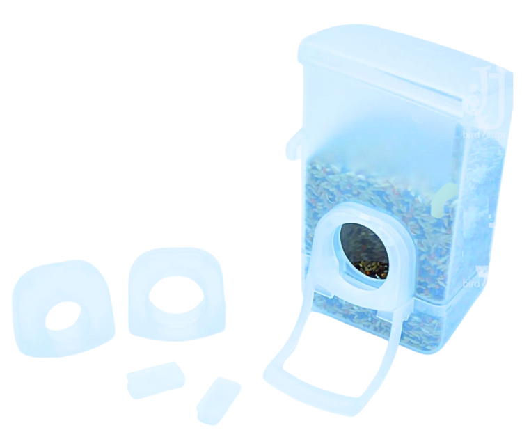 2GR | Automatický krmítko omezující rozhazování zrna | Kreativní miska | Pro velké a střední papoušky | Na 250 g krmiva od ParrotPlanet.cz