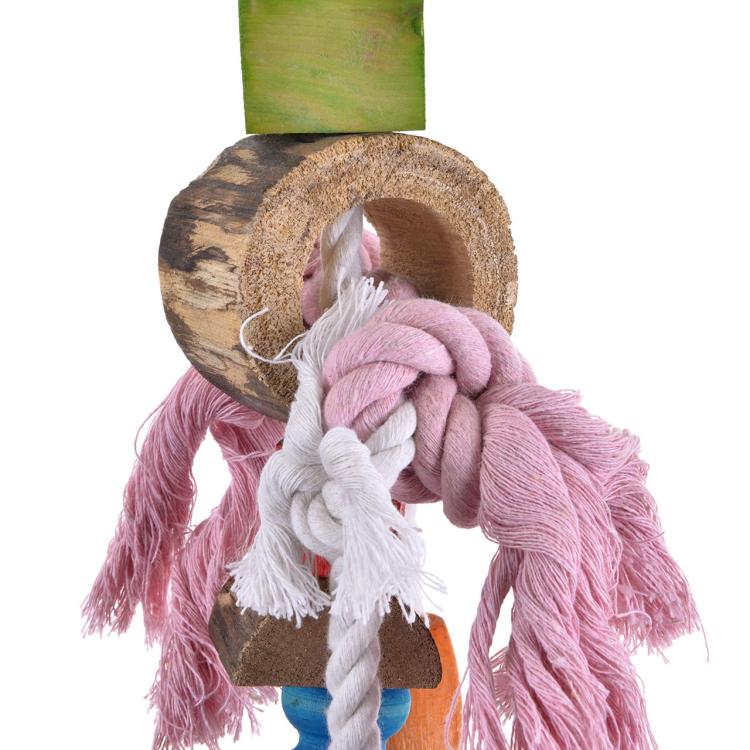 Dřevěné zázraky | Přírodní hračky | pro velké a střední papoušky od ParrotPlanet.cz