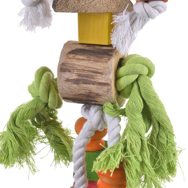 Dřevěné zázraky | Přírodní hračky | pro velké a střední papoušky od ParrotPlanet.cz