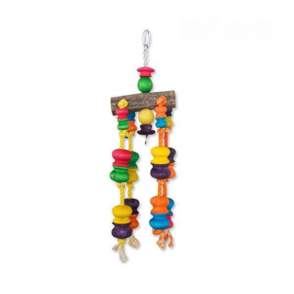 Simply Wood Toy | velmi barevná hračka pro papoušky od ParrotPlanet.cz