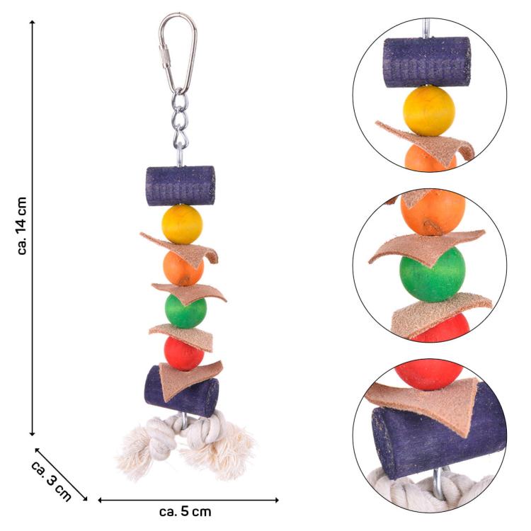 Kulunie | mini dřevěná hračka pro papoušky od ParrotPlanet.cz