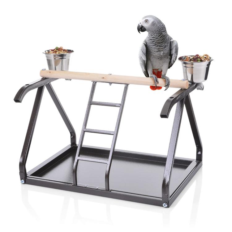 MONTANA | Kovové hřiště pro papoušky | Barva Choco od ParrotPlanet.cz