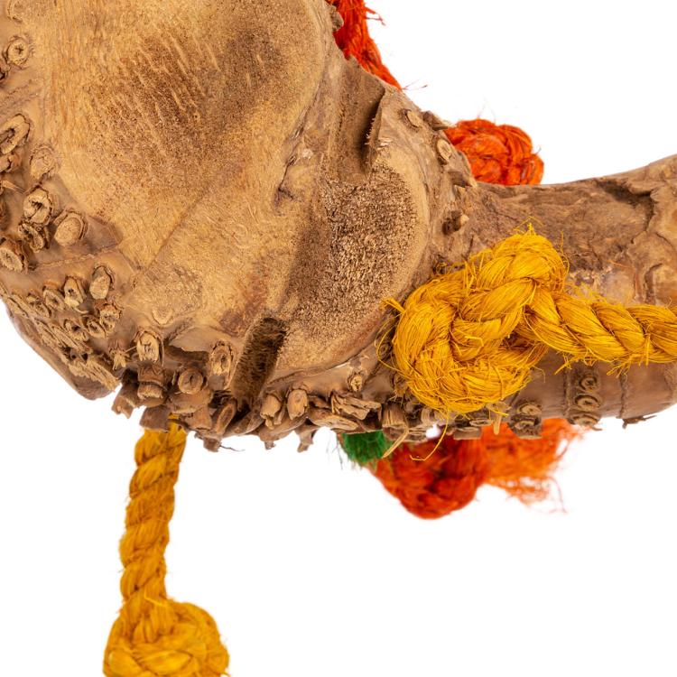 Bambusová Spirálová Hračka | Přírodní hračka pro papoušky od ParrotPlanet.cz