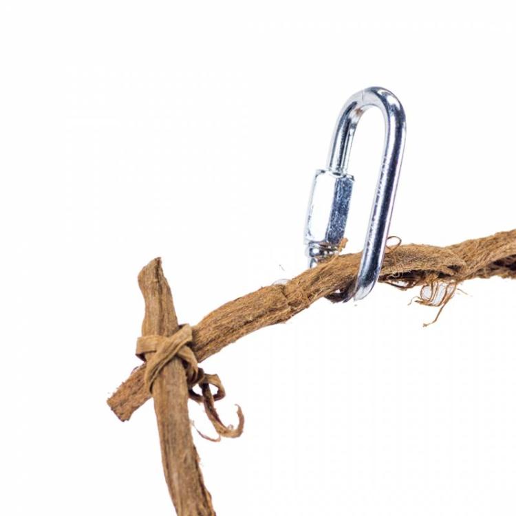 Kokosová síť na lezení XL 70x35 cm – tenká pro střední a velké papoušky od ParrotPlanet.cz