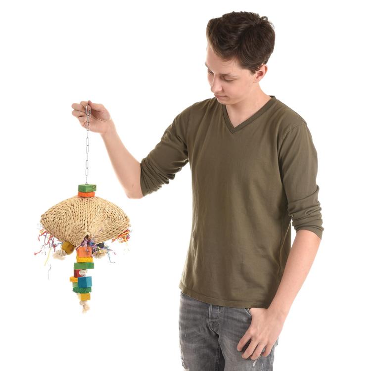 Jelly-Delly – přírodní hračka pro střední a velké papoušky  od ParrotPlanet.cz