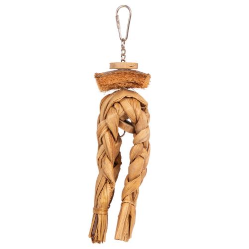 Kokosová medúza – přírodní hračka pro papoušky, velikost M od ParrotPlanet.cz